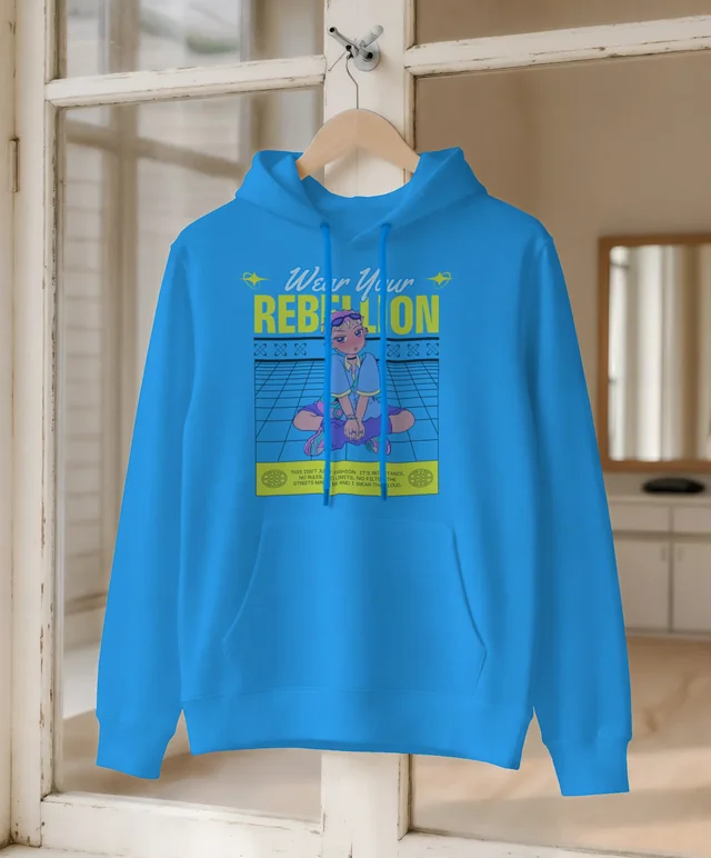 Cozy Hoodie Mockup in Minimalist Interior Design