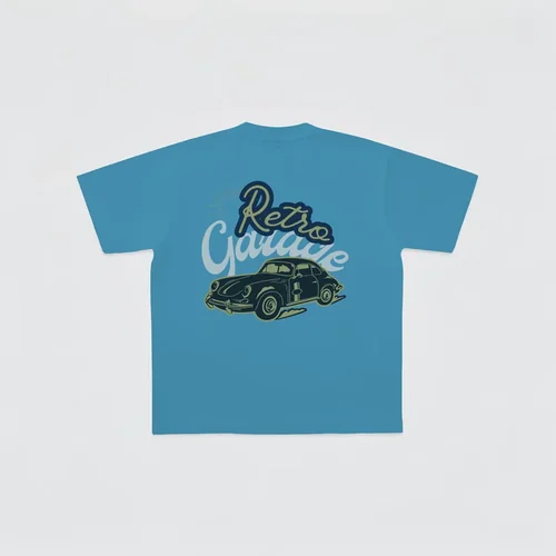 Minimalistic Mockup of White T-Shirt with Soft Colors