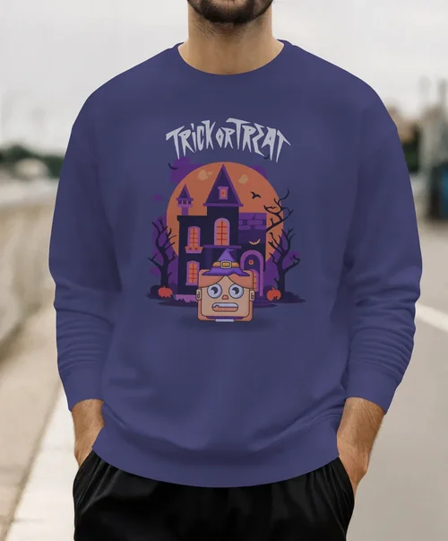 Urban Mockup of a Casual Sweatshirt for Men