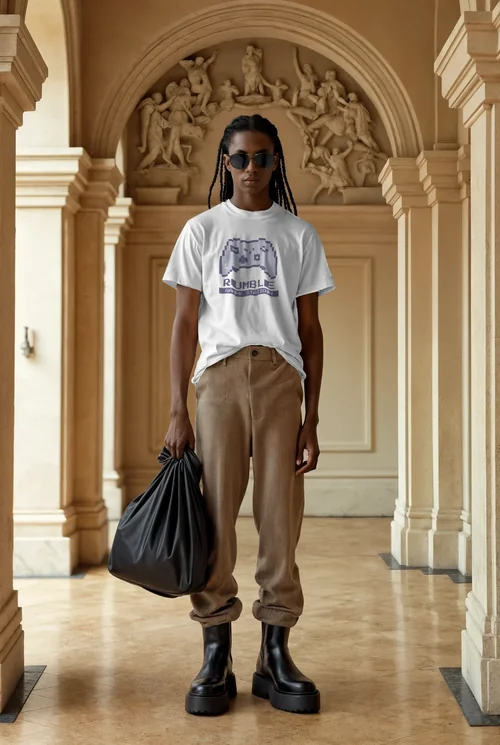 Stylish T-Shirt Mockup for Luxury Fashion Campaign