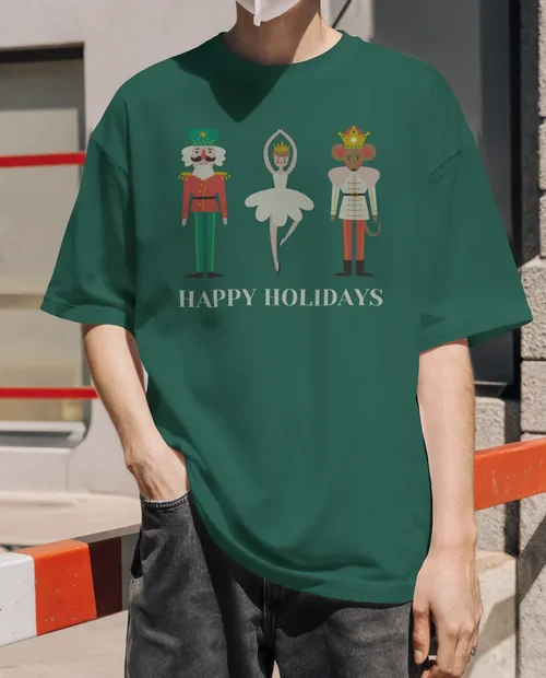 Urban Mockup of Casual T-Shirt Style for Young Adults