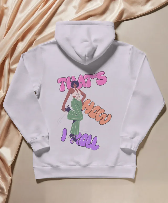 Stylish Mockup of a Plain White Hoodie