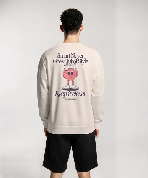 Stylish Mockup of a Young Man in a Sweatshirt