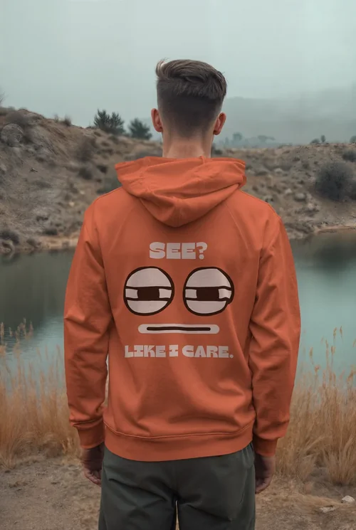 Tranquil Hoodie Mockup with Soft Colors and Serene Background