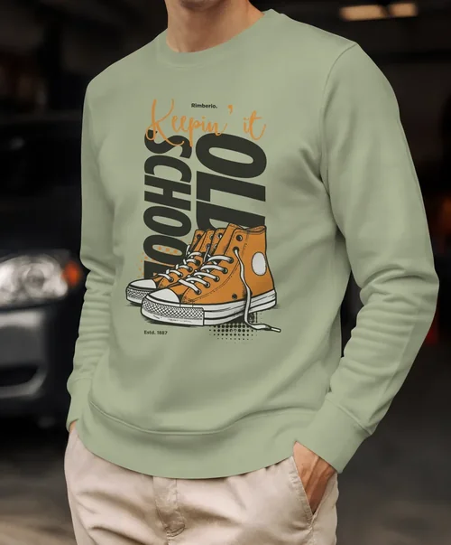 Stylish Mockup of a Casual Sweatshirt for Men