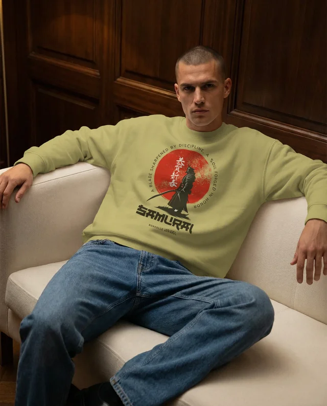 Stylish Sweatshirt Mockup for Modern Interior Setting