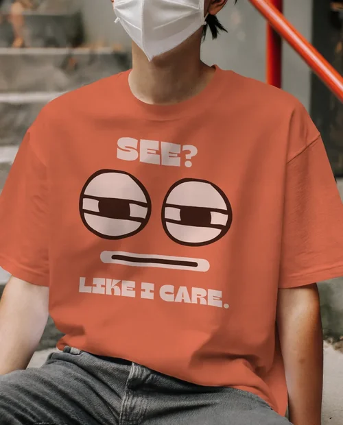 Stylish Mockup of T-Shirt on Casual Urban Steps