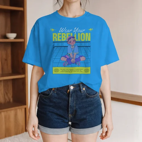 Stylish Mockup of a Casual T-Shirt for Fashion Lovers