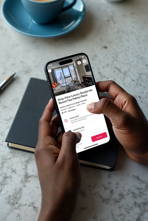 Mockup of iPhone 16 Pro Max: Casual Daily Activity