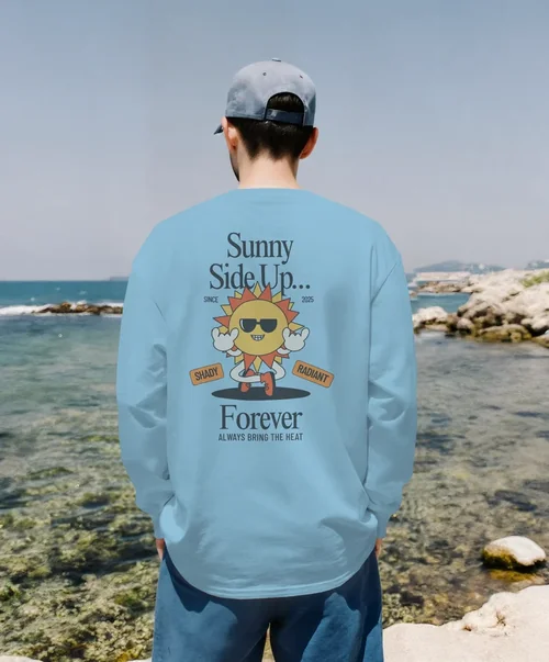 Stylish Sweatshirt Mockup for Relaxed Coastal Vibes