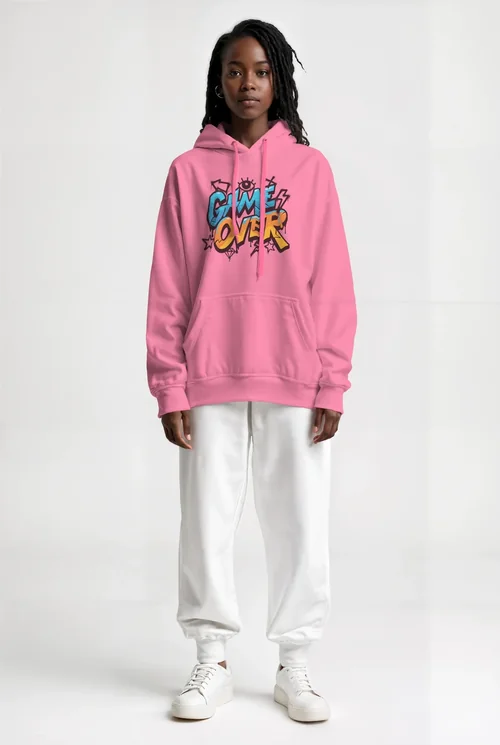 Minimalistic Mockup of a Cozy White Hoodie with Soft Colors