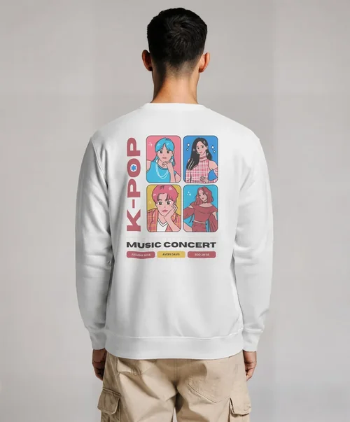 Stylish Mockup of a Casual Sweatshirt for Young Adults