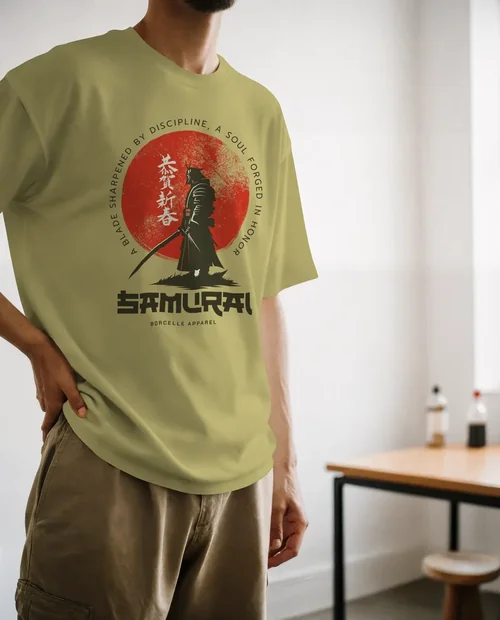 Stylish Mockup of a Casual T-Shirt in Minimalist Space