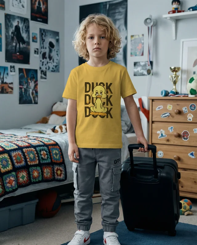 Stylish T-Shirt Mockup for Young Adventurers