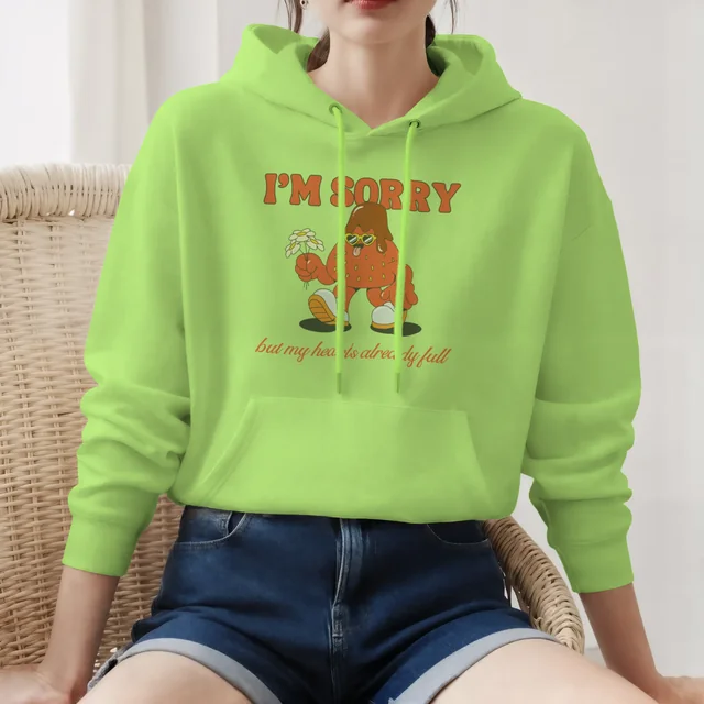 Cozy Hoodie Mockup of a Young Woman in a Chic Setting