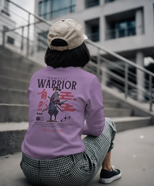 Stylish Mockup of a Young Person in a Sweatshirt