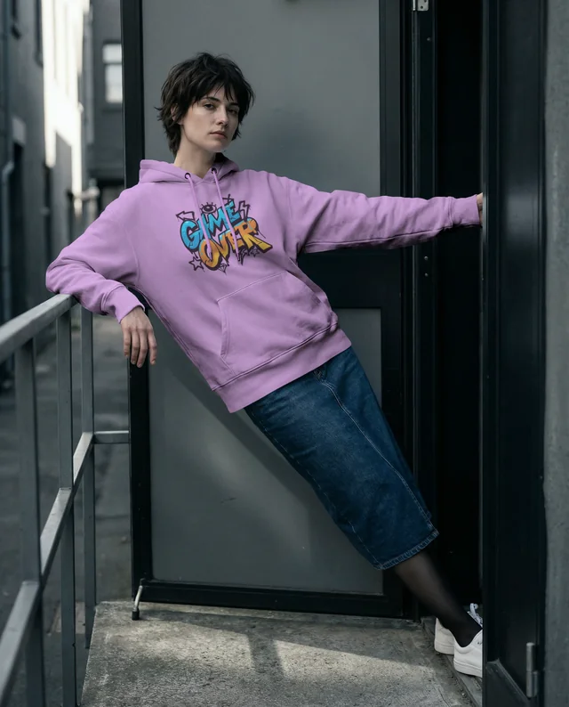 Stylish Hoodie Mockup in Urban Setting