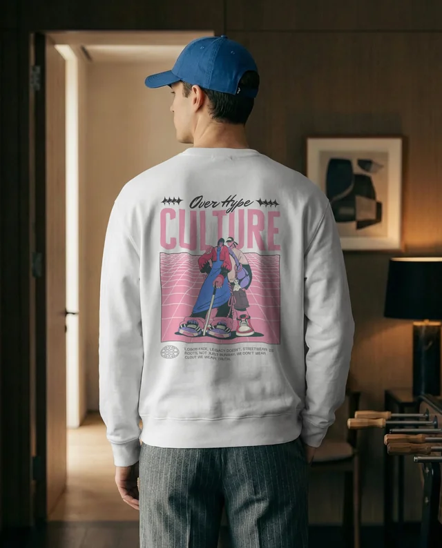 Stylish Mockup of a Casual Sweatshirt in Modern Setting