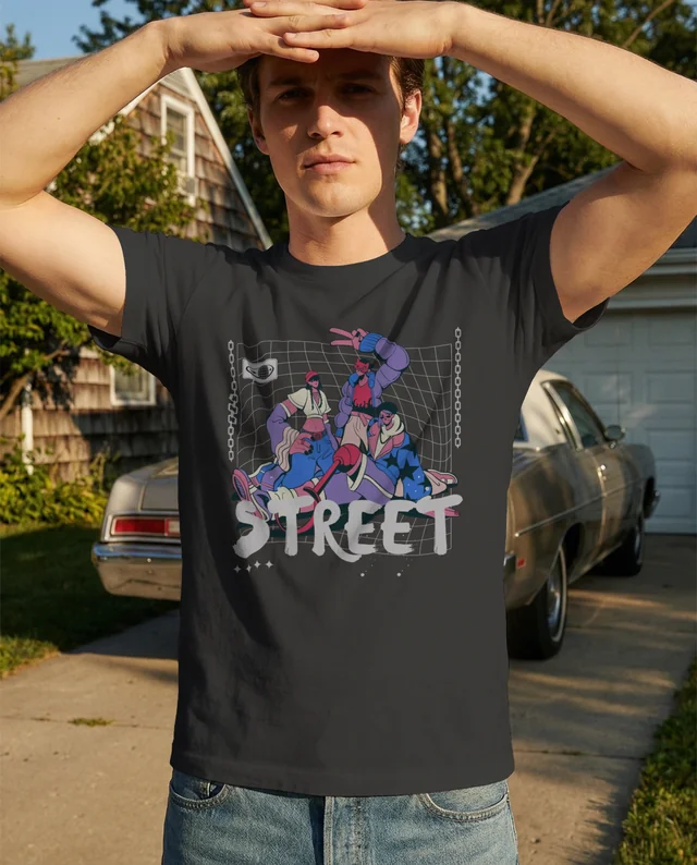 Stylish T-Shirt Mockup for Summer Vibes