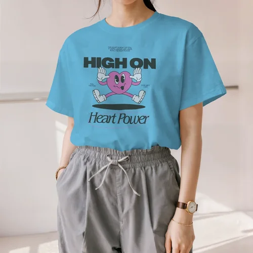 Stylish Mockup of a T-Shirt in a Bright Setting