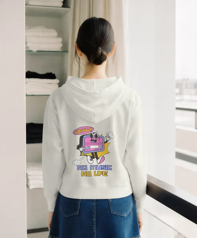 Stylish Mockup of a Cozy Hoodie for Women