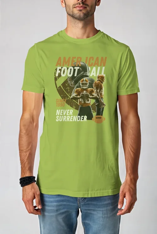 Mockup of T-Shirt in Light Gray Background with Colors