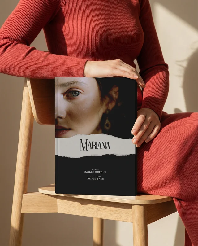 Elegant Mockup of a Book in a Minimalist Setting