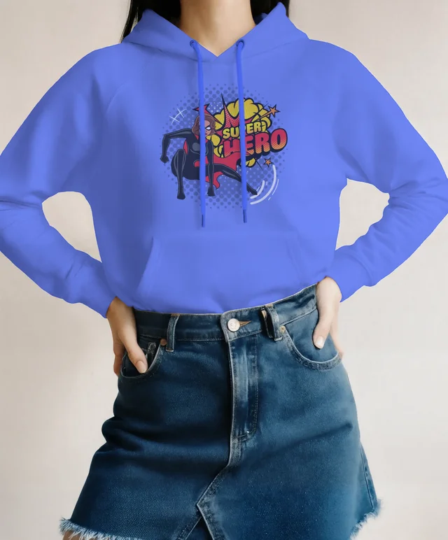 Stylish Hoodie Mockup for Fashionable Young Women