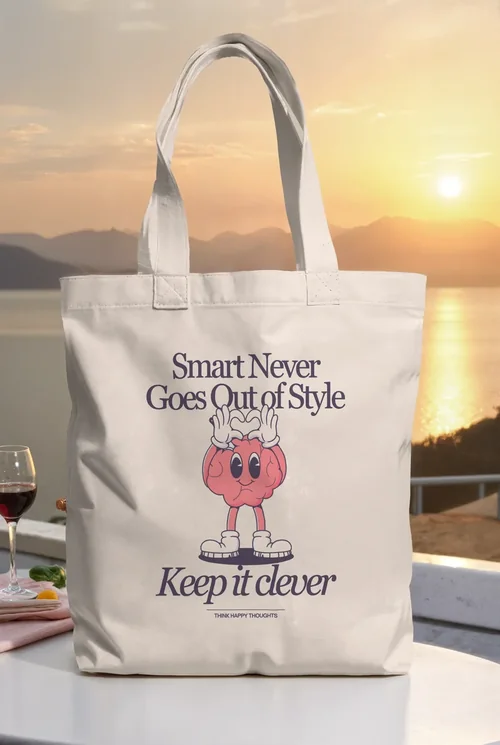 Elegant Tote Bag Mockup in Serene Sunset Setting