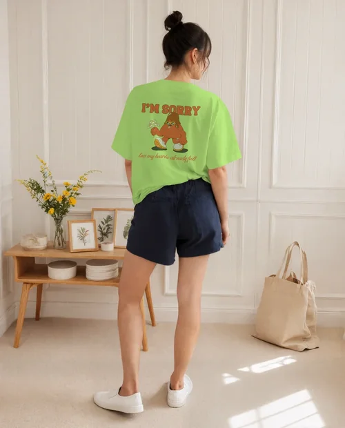 Cozy T-Shirt Mockup for Relaxed Home Life