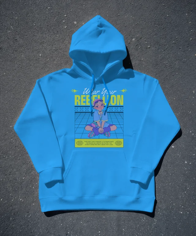 Stylish Mockup of a Classic White Hoodie