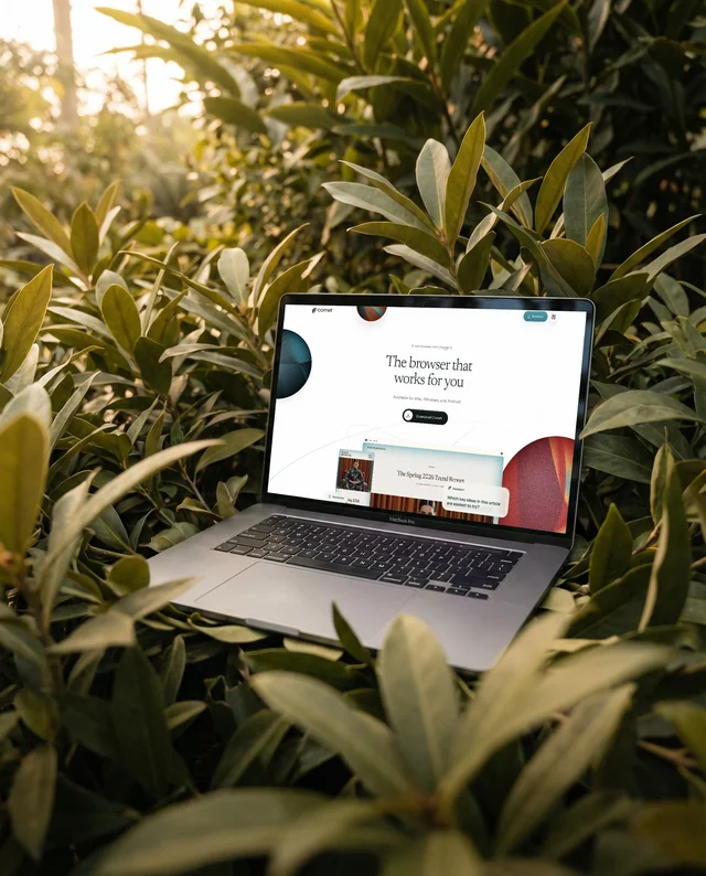 Nature-Inspired MacBook Mockup for Custom Designs