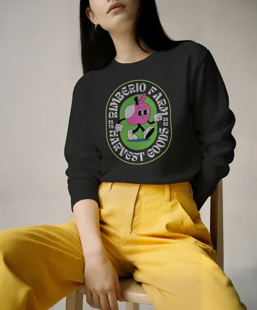 Minimalist Sweatshirt Mockup for Fashion Portraits