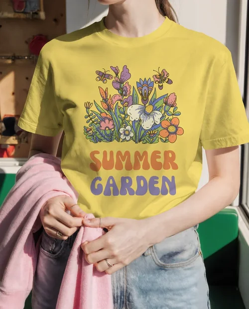 Stylish T-Shirt Mockup for Casual Fashion Inspiration