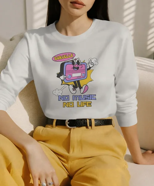 Stylish Sweatshirt Mockup for Contemporary Fashion