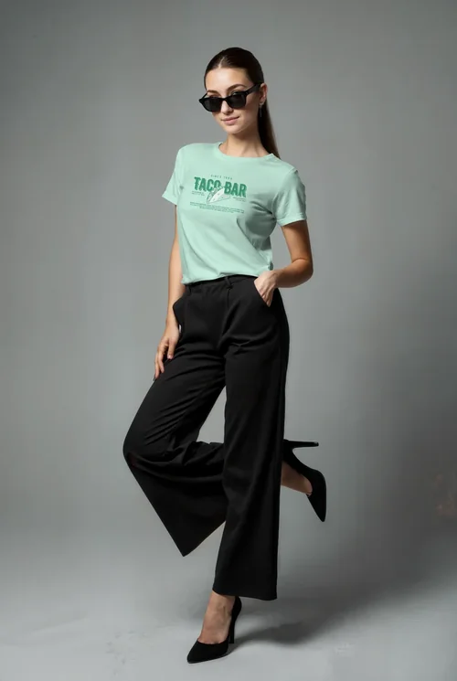 Chic Mockup T-Shirt Against Soft Gray Background Colors