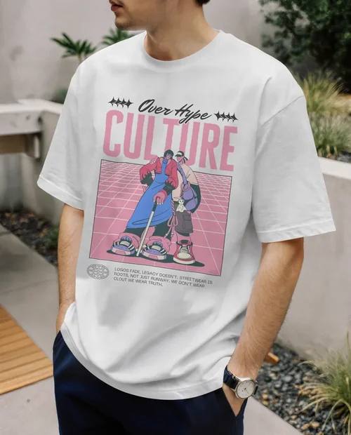 Stylish T-Shirt Mockup for Modern Outdoor Settings