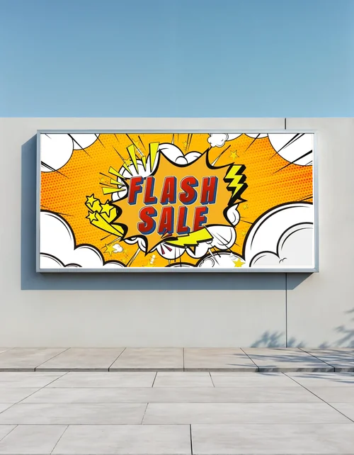 Contemporary Billboard Mockup in Urban Setting