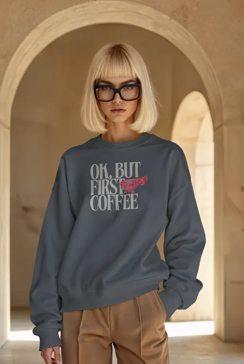 Chic Mockup of a Stylish Sweatshirt in Modern Space