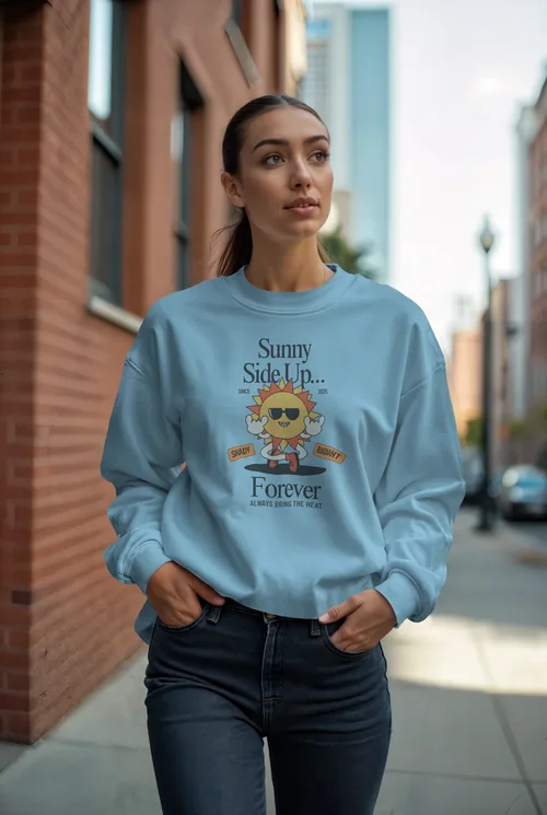 Casual Sweatshirt Mockup for Urban Vibe