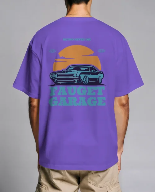 Stylish Mockup of Oversized T-Shirt for Casual Wear