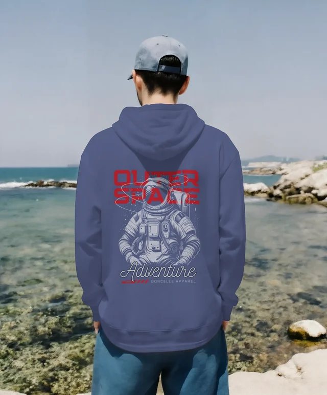 Tranquil Hoodie Mockup for Coastal Serenity