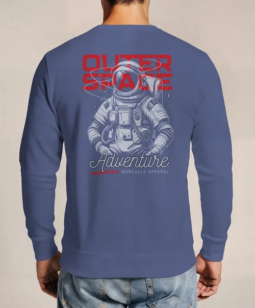 Stylish Mockup of a Casual Sweatshirt for Men