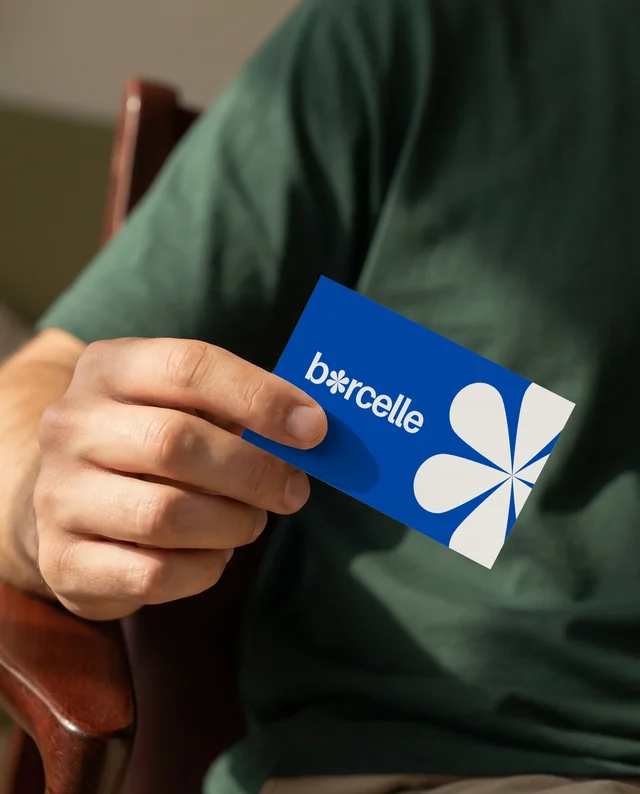 Cozy Business Card Mockup in Natural Light Setting