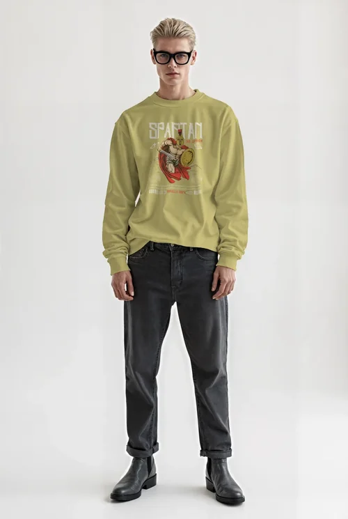 Stylish Mockup of a Young Male in Sweatshirt