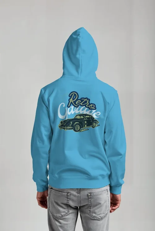 Minimalist Hoodie Mockup with Soft Gray Background