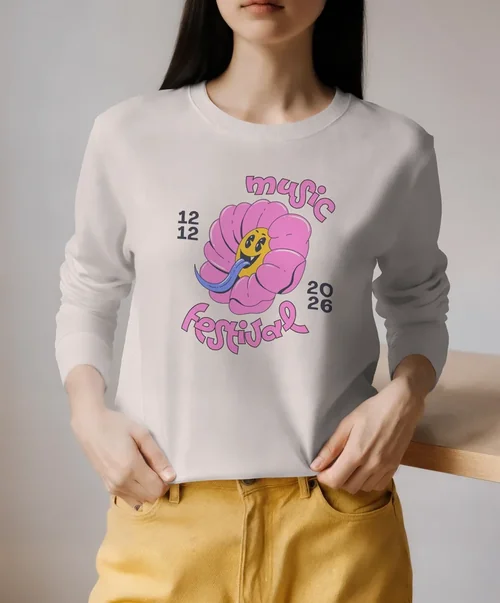 Mockup of a Stylish Sweatshirt in a Minimalist Setting