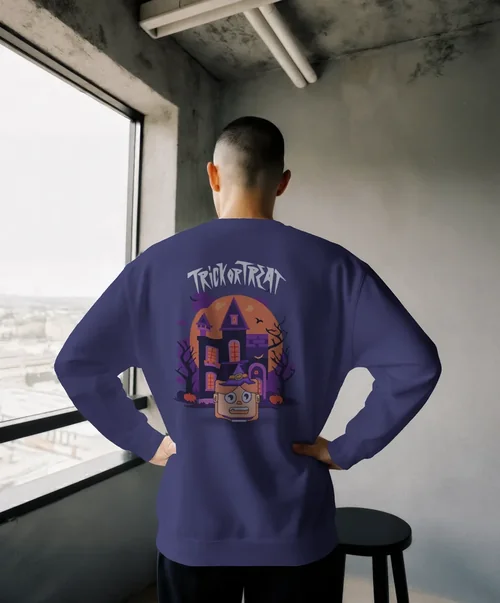 Stylish Sweatshirt Mockup in a Modern Minimalist Room