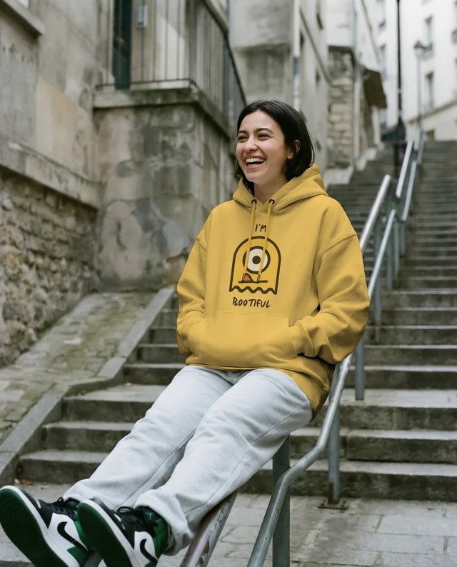 Joyful Urban Hoodie Mockup for Casual Style