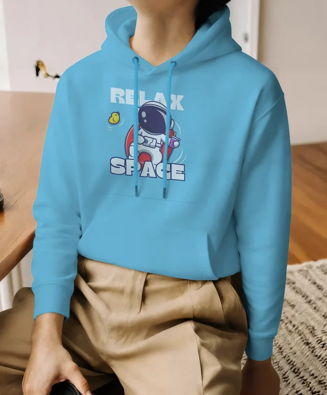 Stylish Hoodie Mockup in Cozy Room Setting